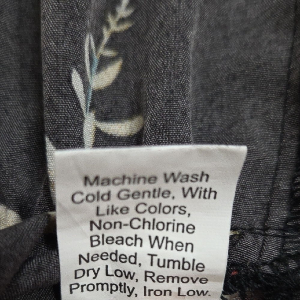 Women's XS SHEIN Black Floral Mini Dress - Picture 7 of 7